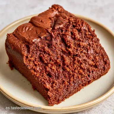 Tarta De Chocolate en 10 Minutos Tarjeta de receta
