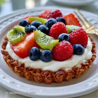 Tarta de Frutas con Harina de Almendras Tarjeta de receta