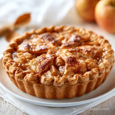 Receta de Tarta de Manzana Cl&aacute;sica: 8 pax Tarjeta de receta