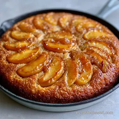 Tarta De Manzana En Sartén Caramelizada