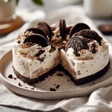 Tarta de Oreo Casera: Sin Horno para 10 Raciones Tarjeta de receta