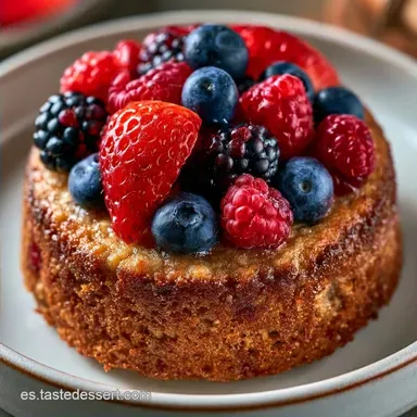 Tarta Saludable con Avena y Plátano
