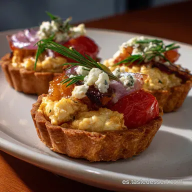 Tartaletas Saladas: Masa Crujiente al Horno Tarjeta de receta