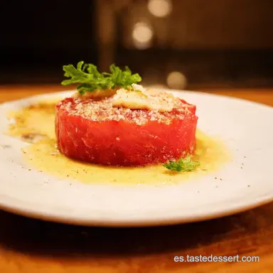 Tartar de Fuet Mi Secreto para unas Tapas Originales Tarjeta de receta