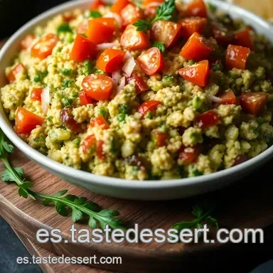 Tartar Vegano Aguacate Receta: &iexcl;El Secreto Mediterr&aacute;neo! Tarjeta de receta