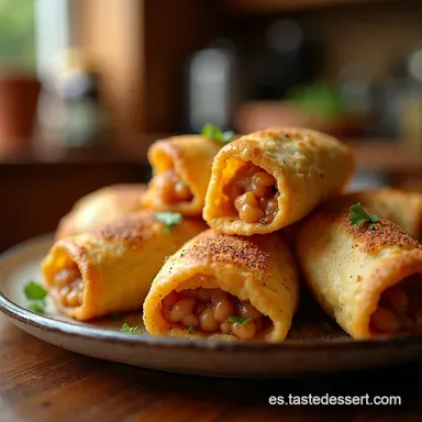 Empanadas de Picadillo Estilo Puertorrique&ntilde;o Fritas Crujientes Tarjeta de receta