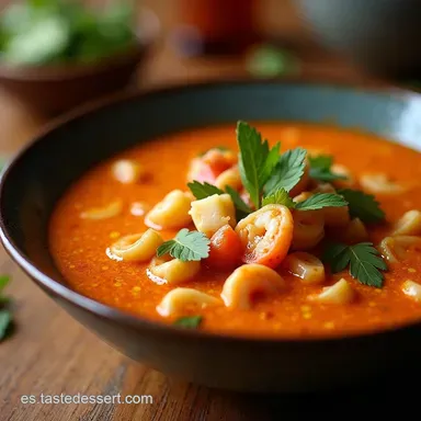 Receta F&aacute;cil Tom Yum Talay El Caldo Tailand&eacute;s de Mariscos que Enamora Tarjeta de receta