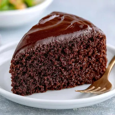 Torta De Chocolate Amargo Cremosa Tarjeta de receta