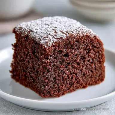 Torta De Chocolate H&uacute;meda en 50 Minutos Tarjeta de receta