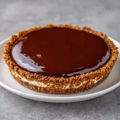 Torta De Chocolate Cremosa Para 12 Tarjeta de receta