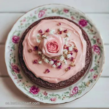 Chocolate Y Rosas para 10 Personas Tarjeta de receta