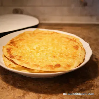 Cena R&aacute;pida Tortilla Espa&ntilde;ola Expr&eacute;s en 15 Minutos Tarjeta de receta