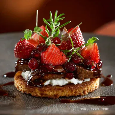 Aperitivos navide&ntilde;os: Tostadas gourmet f&aacute;ciles y r&aacute;pidos Tarjeta de receta