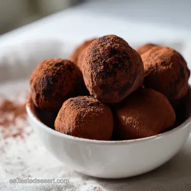Trufas Receta con Leche Condensada Tarjeta de receta