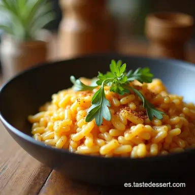 Mi Secreto de Chef Vieiras y Risotto la Gestión del Timing Perfecto Tarjeta de receta