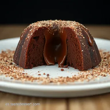 Coulant Casero: &iexcl;El Volc&aacute;n de Chocolate Perfecto! Tarjeta de receta