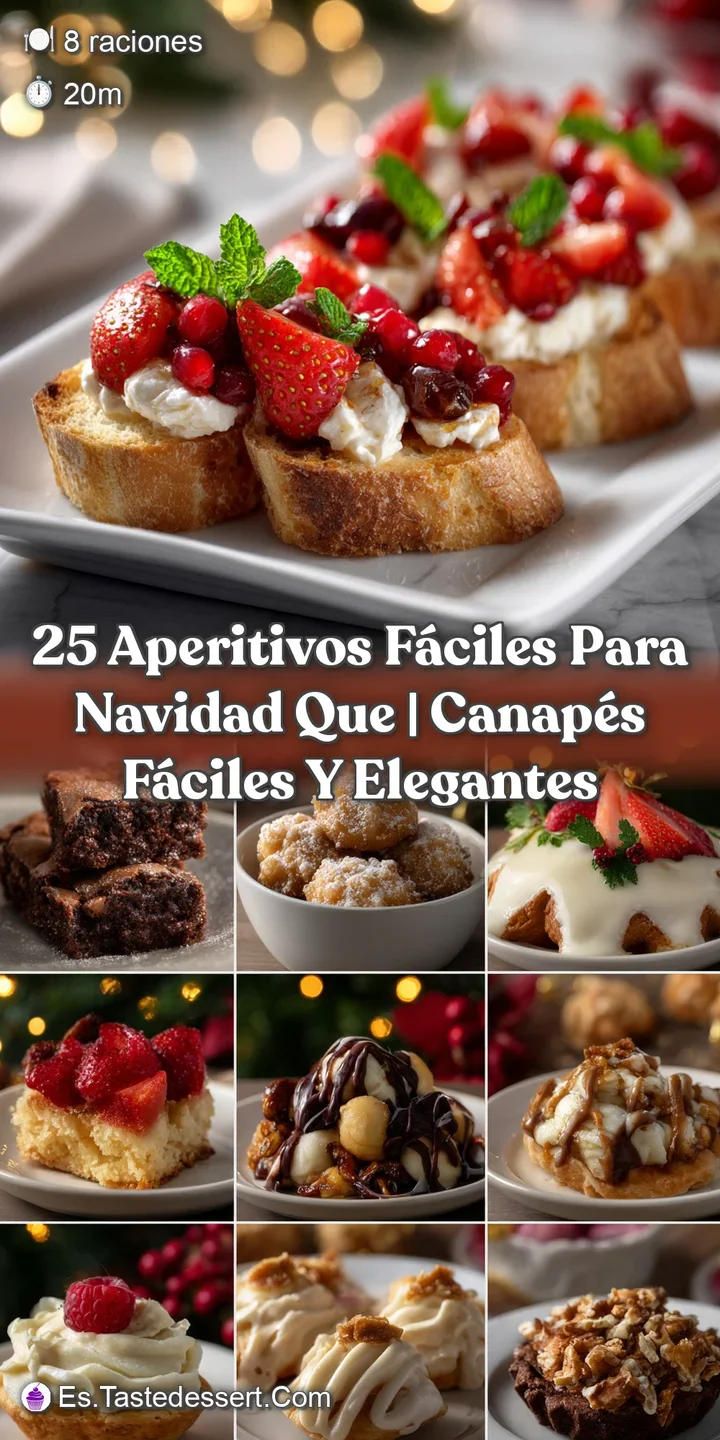 25 Aperitivos F&aacute;ciles Para Navidad Que | Canap&eacute;s F&aacute;ciles y Elegantes