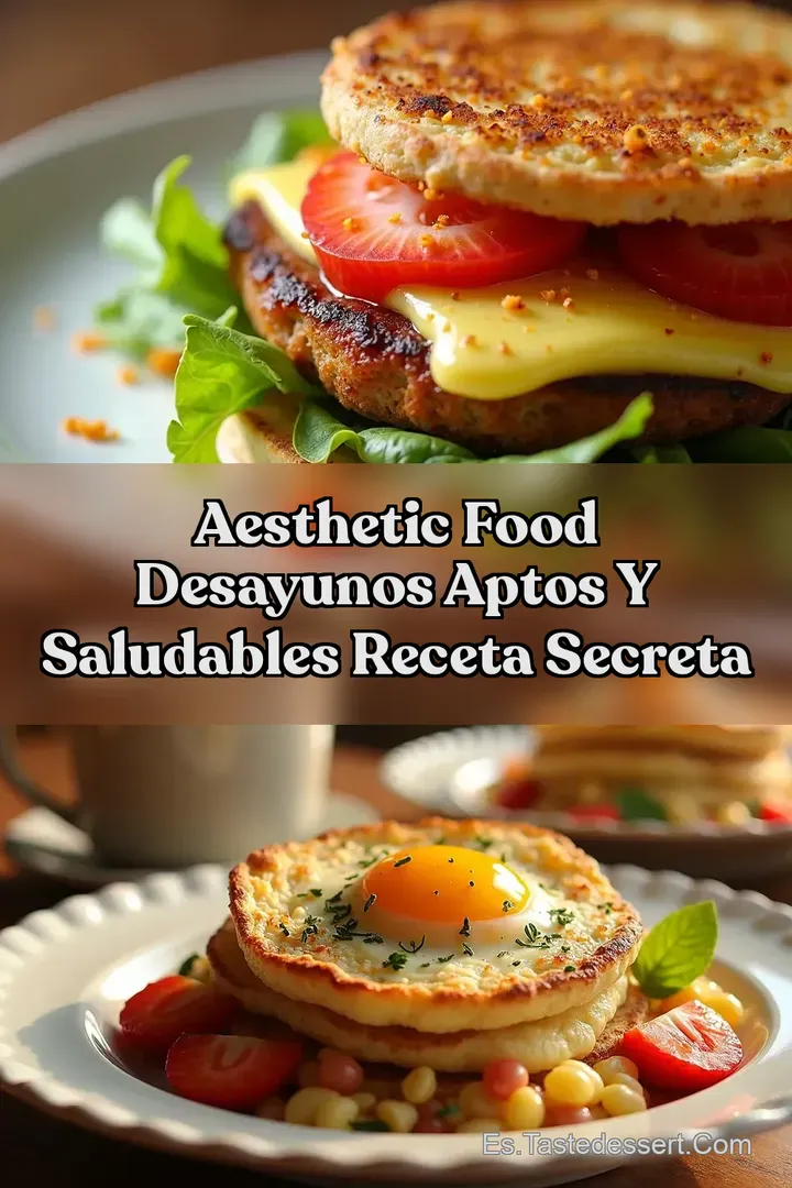 Aesthetic Food Desayunos Aptos Y SALUDABLES Receta Secreta