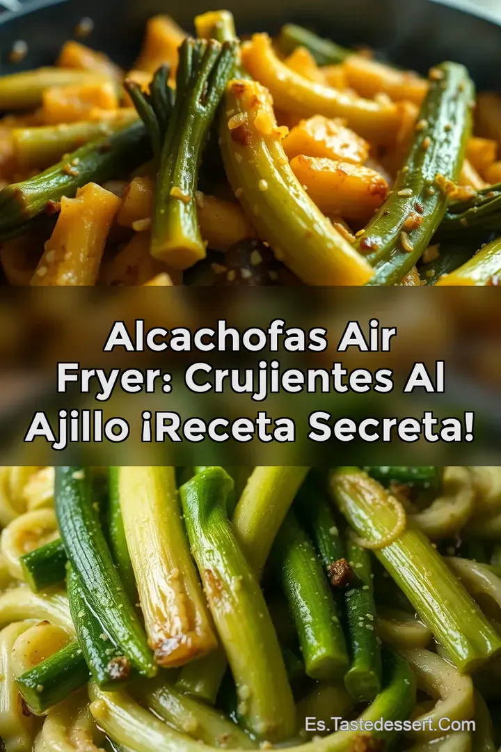 Alcachofas Air Fryer: Crujientes al Ajillo &iexcl;Receta Secreta!