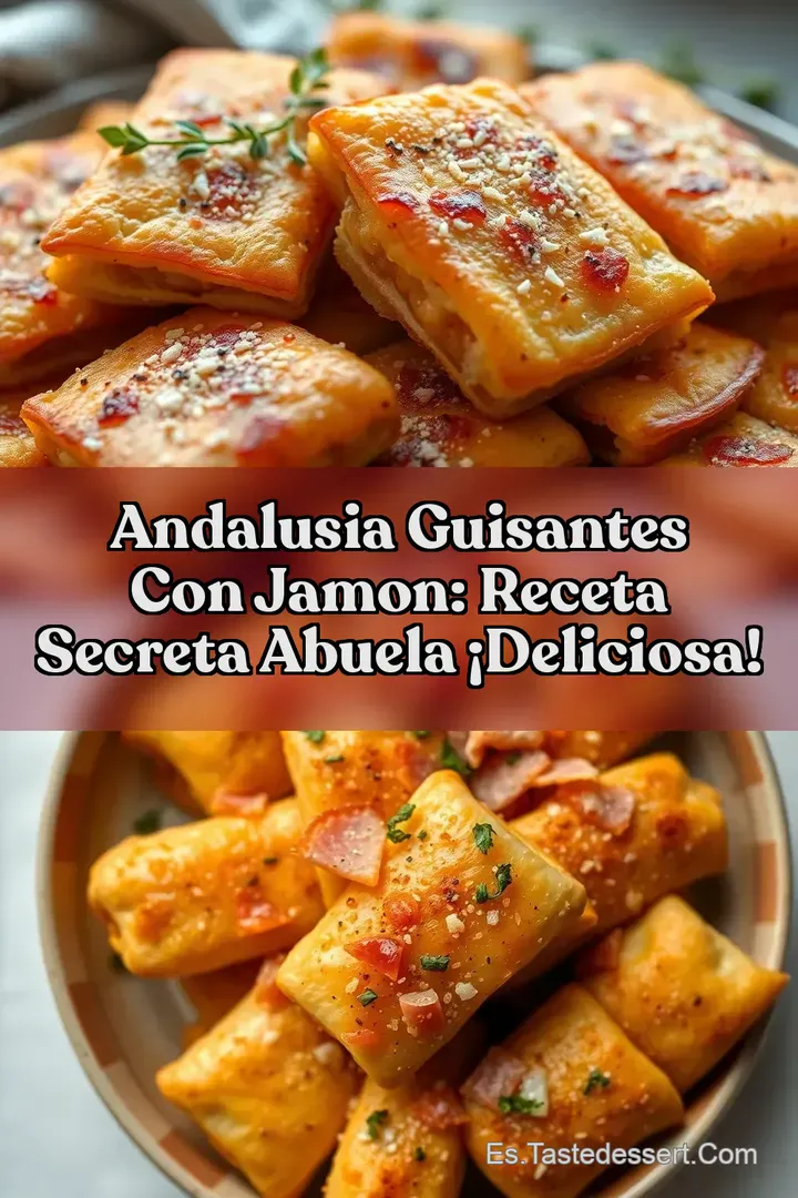 Andalusia guisantes con jamon: Receta secreta abuela &iexcl;Deliciosa!