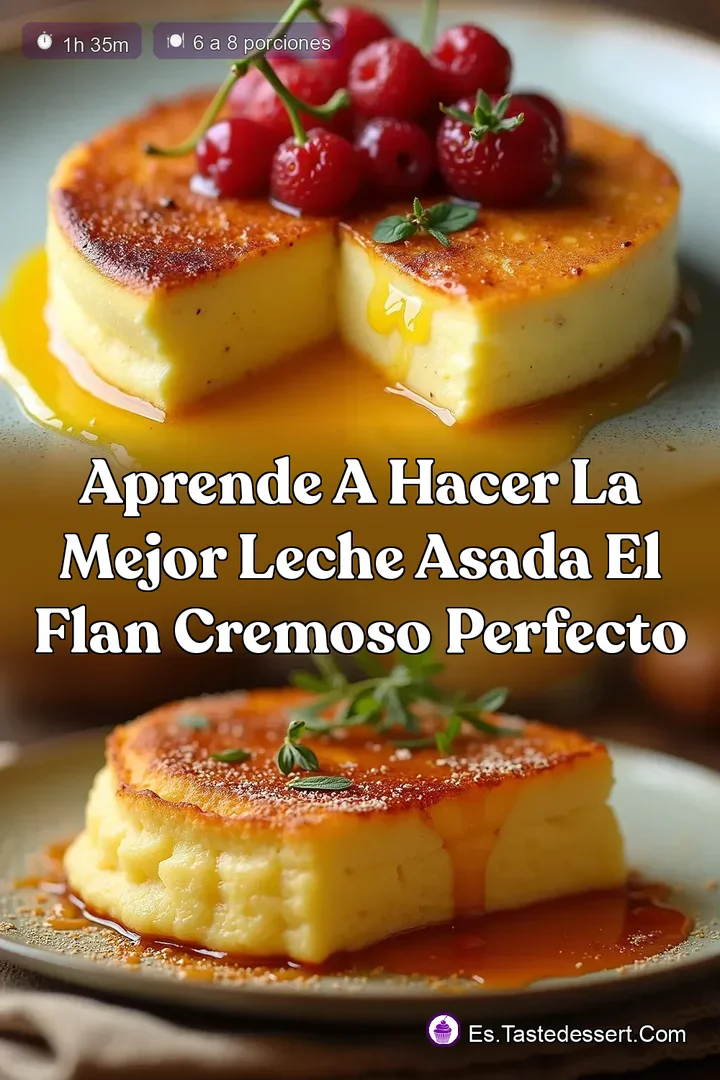 Aprende a hacer la mejor Leche Asada El flan cremoso perfecto