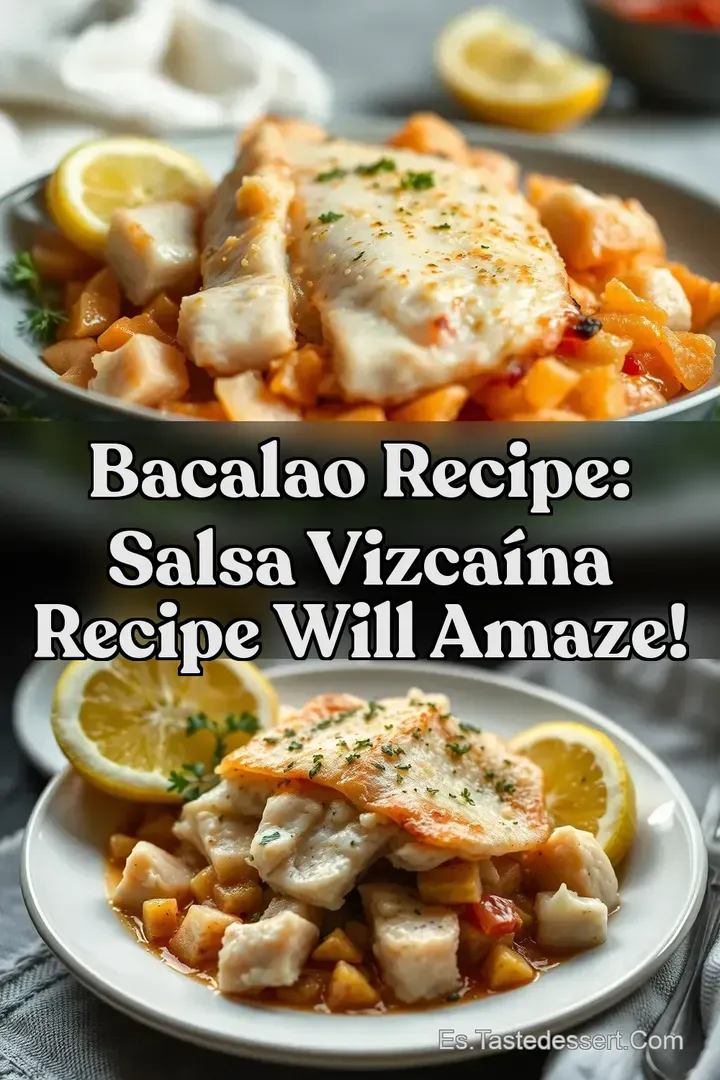 Bacalao Recipe: Salsa Vizca&iacute;na Recipe Will Amaze!