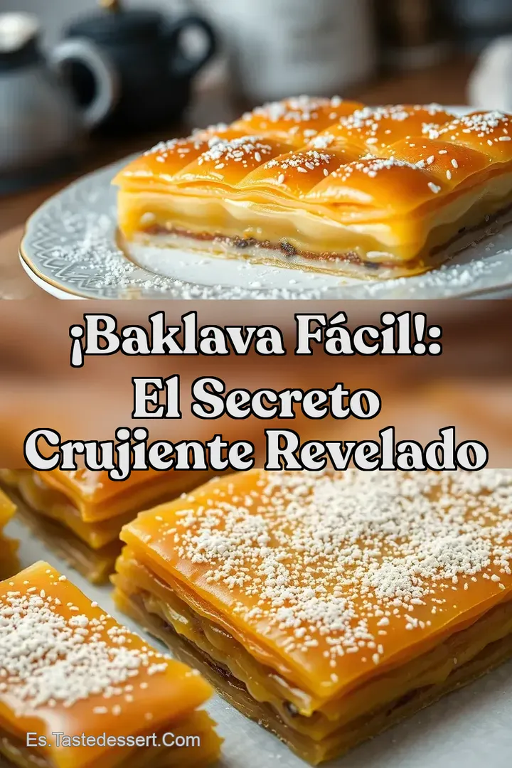 &iexcl;Baklava F&aacute;cil!: El Secreto Crujiente Revelado