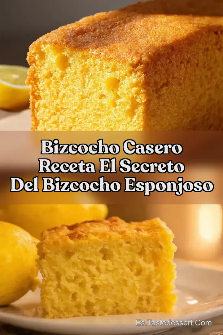 Bizcocho Casero Receta El Secreto Del Bizcocho Esponjoso