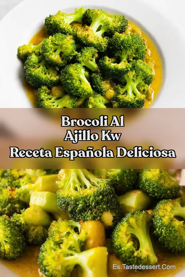 Brocoli al Ajillo kw Receta Espa&ntilde;ola Deliciosa