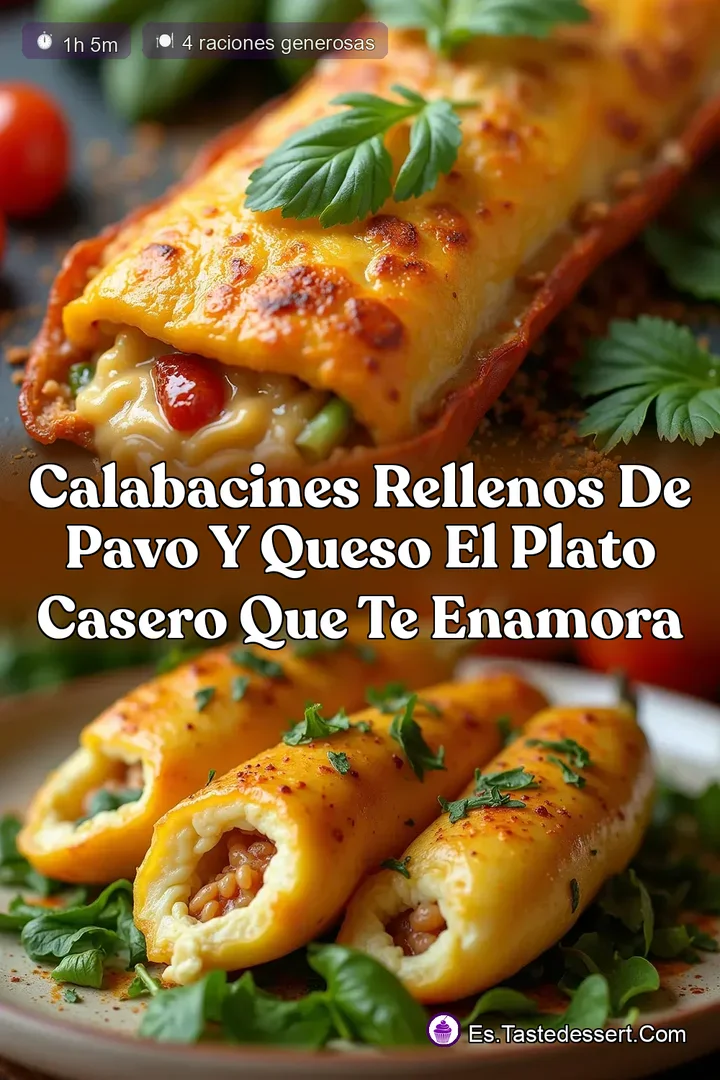Calabacines Rellenos de Pavo y Queso El Plato Casero que te Enamora