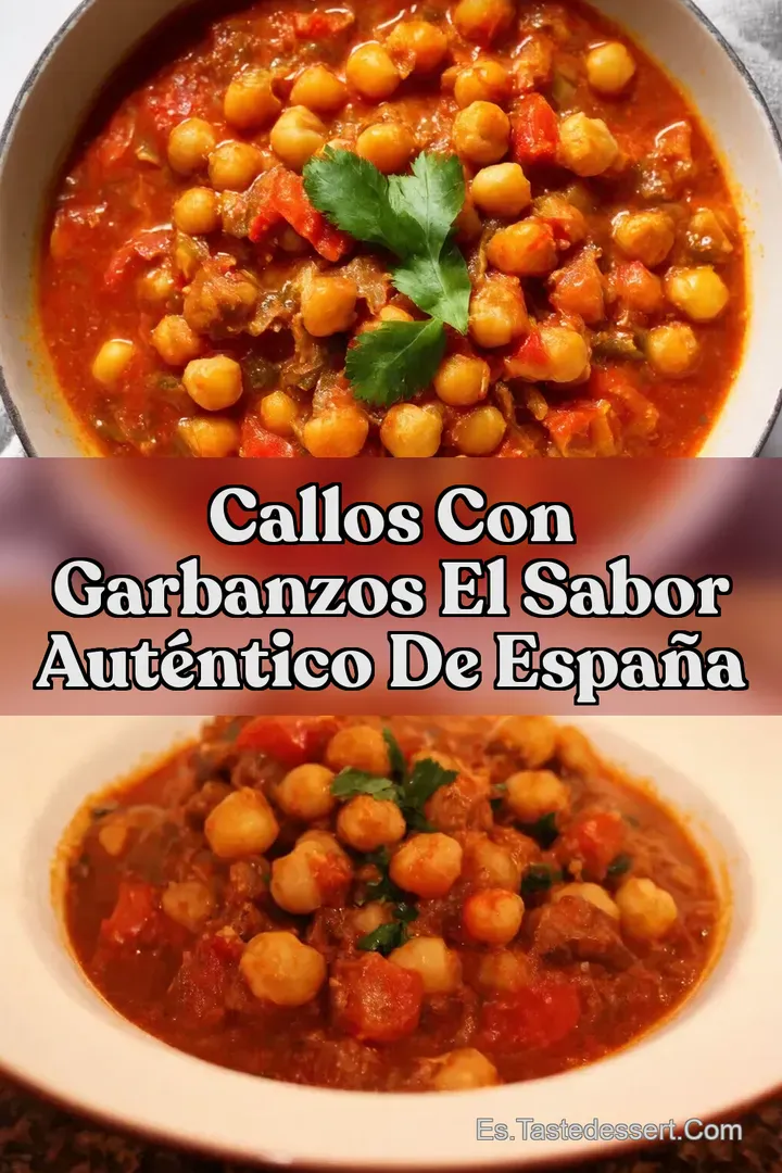 Callos con Garbanzos El Sabor Aut&eacute;ntico de Espa&ntilde;a