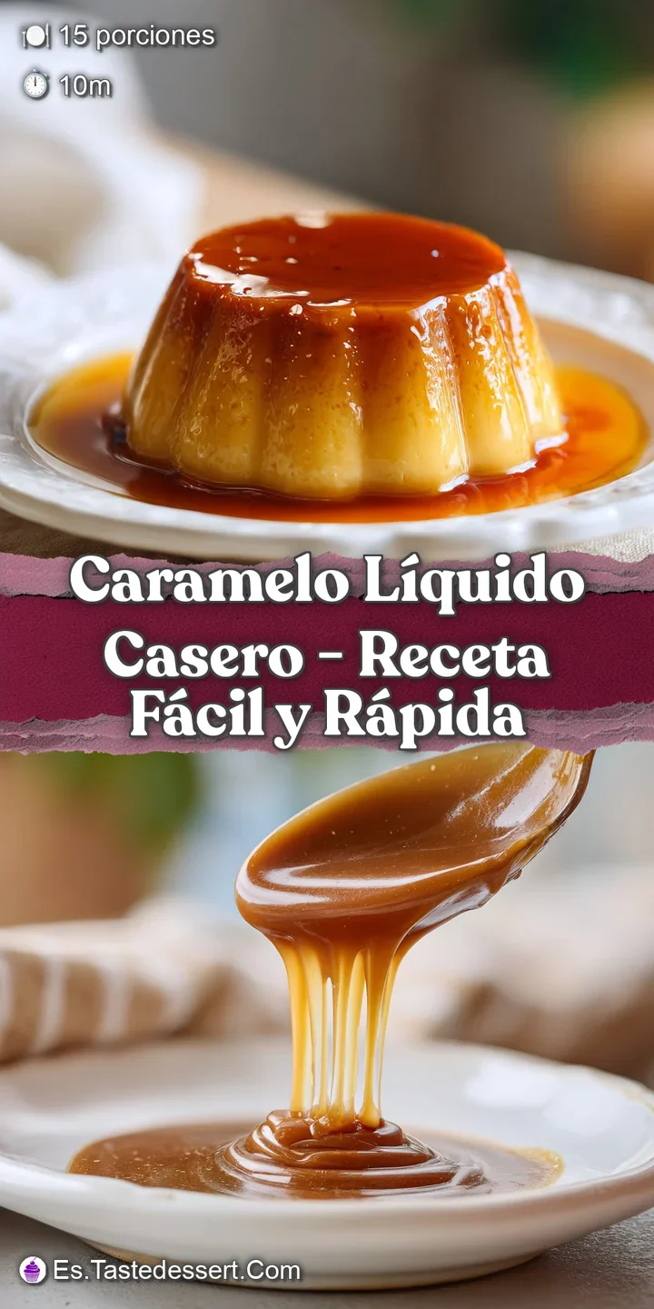 Close-up of a spoon scooping luscious, flowing caramel with a glossy, molten texture.