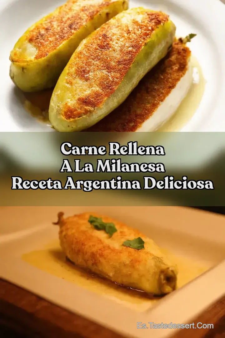Carne Rellena a la Milanesa Receta Argentina Deliciosa