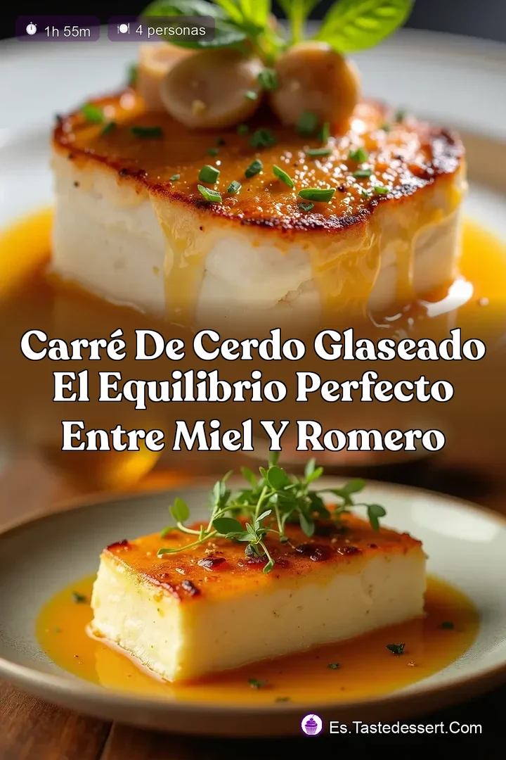 Carr&eacute; de Cerdo Glaseado El Equilibrio Perfecto entre Miel y Romero