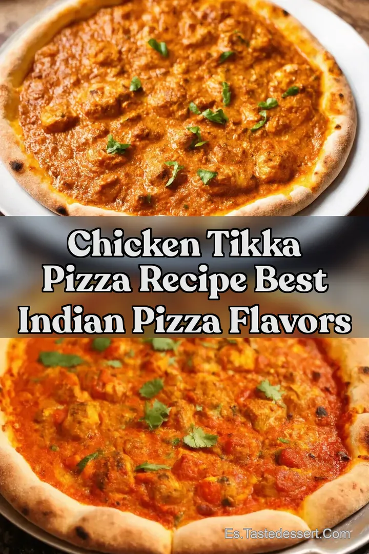 Chicken Tikka Pizza Recipe Best Indian Pizza Flavors