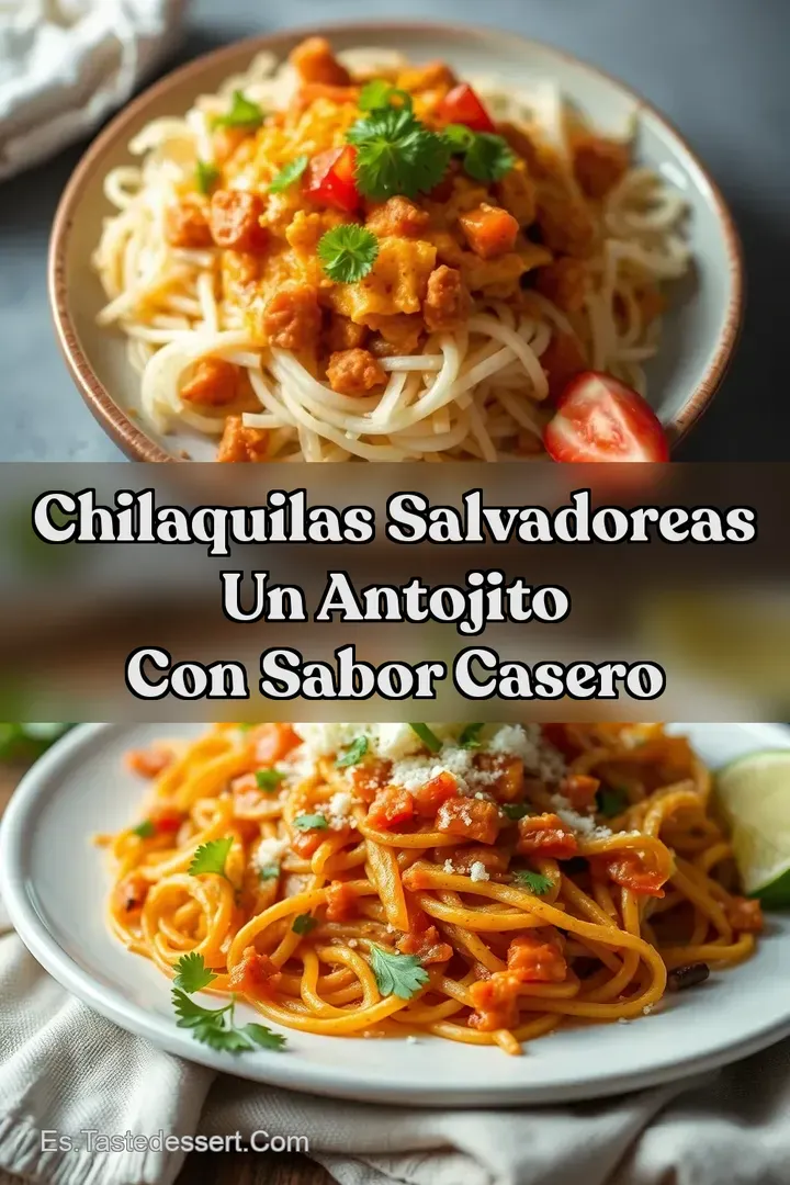 Chilaquilas Salvadoreas Un Antojito con Sabor Casero