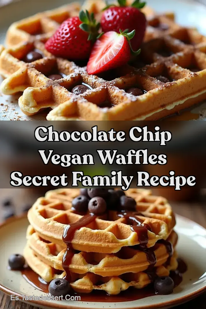 Chocolate Chip Vegan Waffles Secret Family Recipe