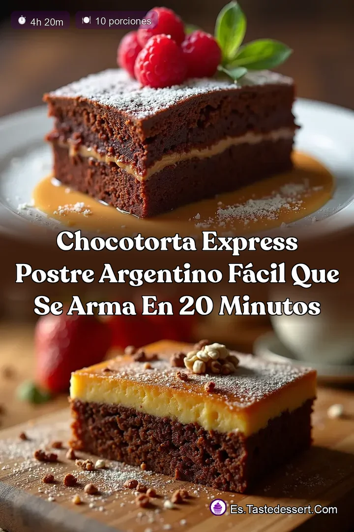 Chocotorta Express Postre Argentino F&aacute;cil que se Arma en 20 Minutos