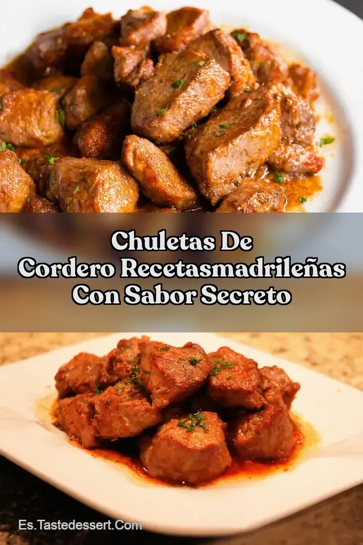 Chuletas de Cordero RecetasMadrile&ntilde;as Con Sabor Secreto