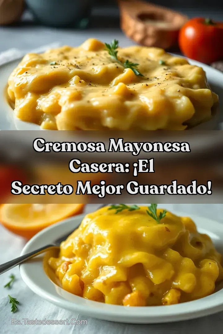 Cremosa Mayonesa Casera: &iexcl;El Secreto Mejor Guardado!
