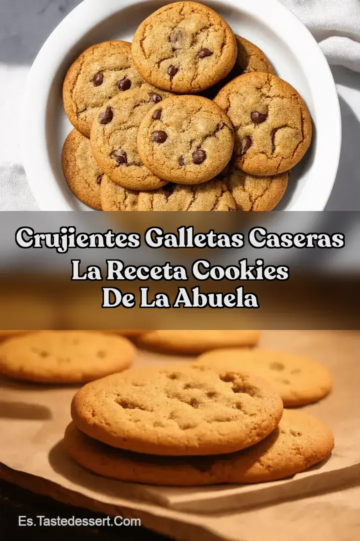 Crujientes Galletas Caseras La Receta Cookies de la Abuela