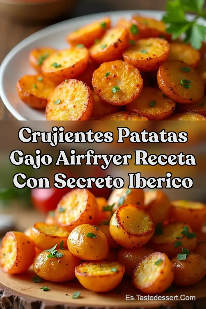 Crujientes Patatas Gajo Airfryer Receta con Secreto Iberico