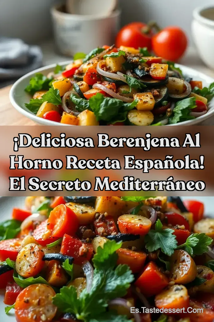 &iexcl;Deliciosa Berenjena al Horno Receta Espa&ntilde;ola! El Secreto Mediterr&aacute;neo