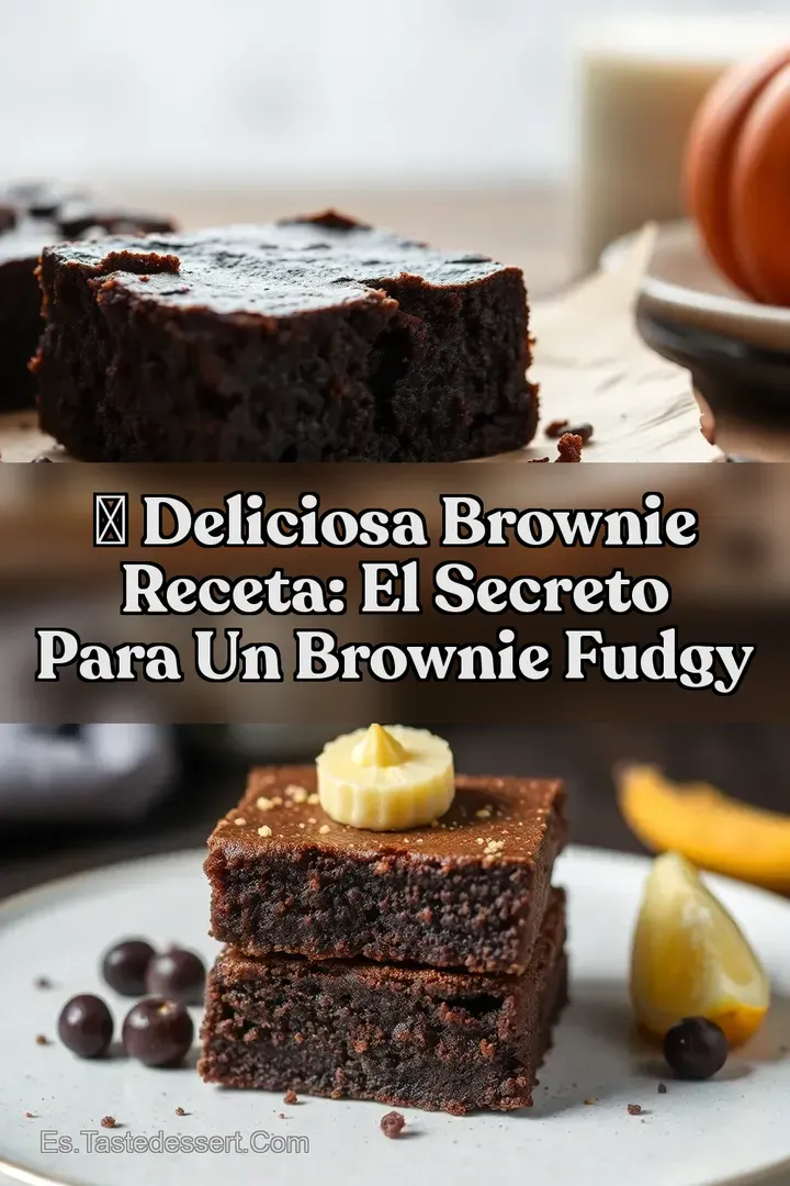 🍫 Deliciosa brownie receta: El Secreto para un Brownie Fudgy