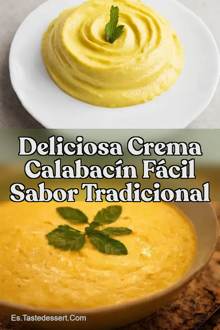 Deliciosa Crema Calabac&iacute;n F&aacute;cil Sabor Tradicional
