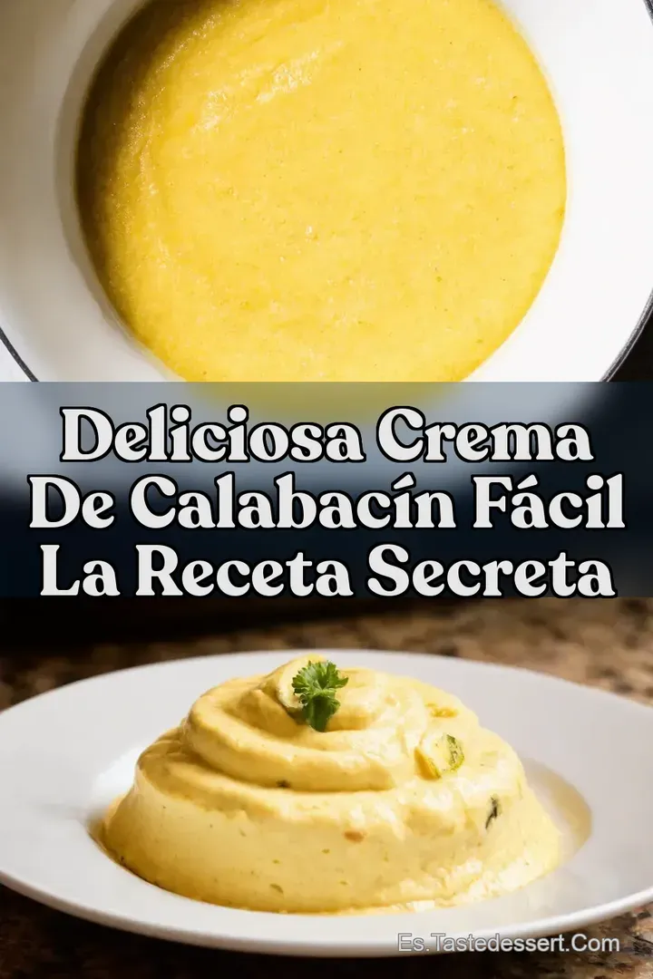 Deliciosa Crema de Calabac&iacute;n F&aacute;cil La Receta Secreta