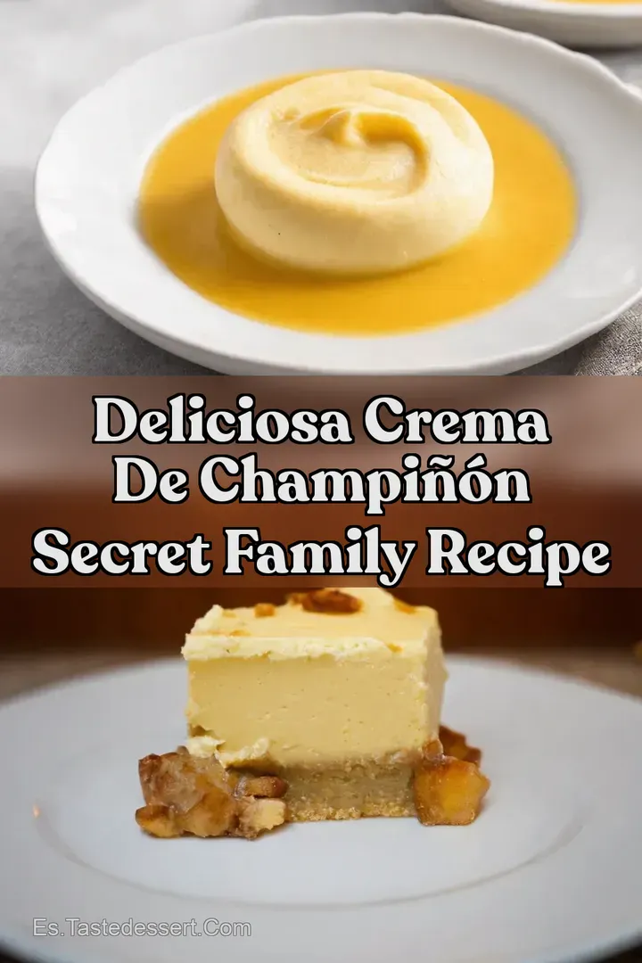 Deliciosa Crema De Champi&ntilde;&oacute;n Secret Family Recipe