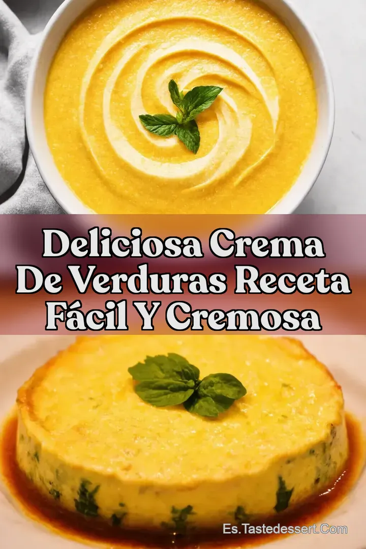 Deliciosa Crema de Verduras Receta F&aacute;cil y Cremosa