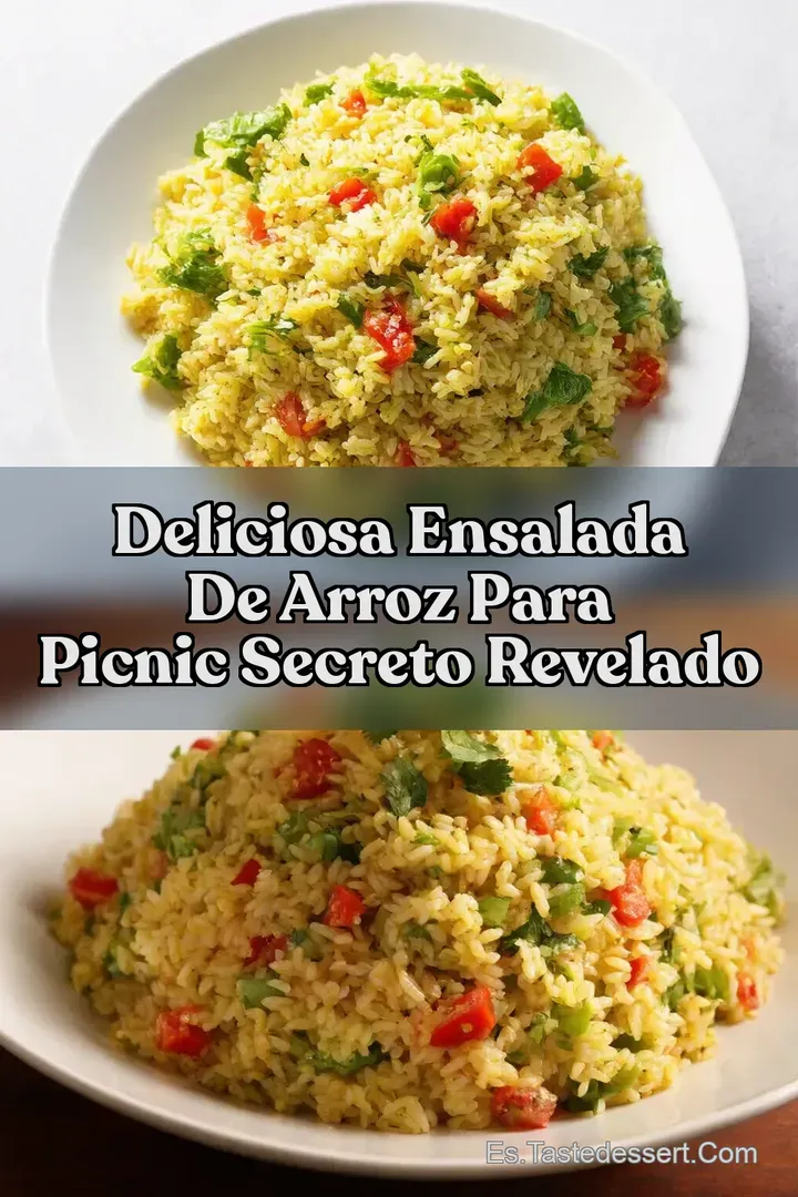 Deliciosa ensalada de arroz para picnic Secreto revelado