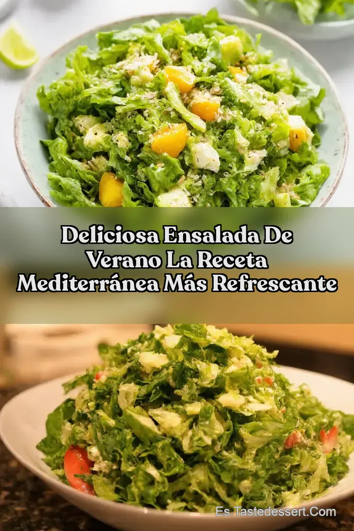 Deliciosa Ensalada de Verano La Receta Mediterr&aacute;nea M&aacute;s Refrescante